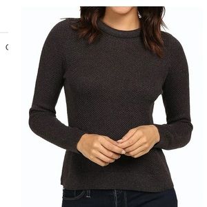 2/$50 Nic+Zoe Womens Snowfall Sweater Dark Gray